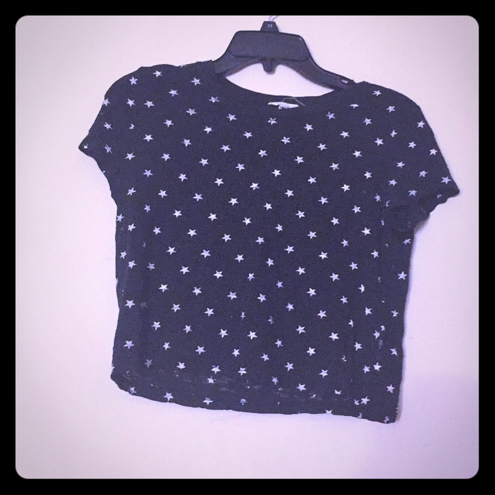 Black Shirt w/ White Stars